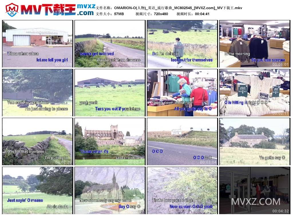 OMARION-O(人物)_英语_流行歌曲_MC802545